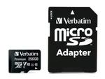 Karta pamięci Micro SDXC Verbatim 256GB Class 10 UHS-1 + adapter SD w sklepie internetowym Kemot-komputery.pl