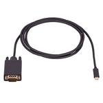 Kabel adapter Akyga AK-AV-17 USB C - VGA 1,8m czarny w sklepie internetowym Kemot-komputery.pl