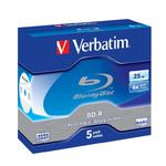 BD-R Verbatim 6x 25GB (Jewel Case 5) Blu-Ray Hard Coat w sklepie internetowym Kemot-komputery.pl