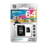 Karta pamięci MicroSDXC Silicon Power Elite UHS-1 64GB CL10 + adapter w sklepie internetowym Kemot-komputery.pl