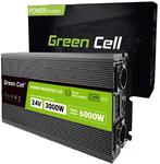 PRZETWORNICA NAPIĘCIA Green Cell PowerInverter LCD 24V -> 230V 3000/6000W CZYSTA SINUSOIDA w sklepie internetowym Kemot-komputery.pl