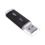 Pendrive Silicon Power ULTIMA U02 32GB 2.0 plastic Black w sklepie internetowym Kemot-komputery.pl