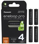 Akumulatorki R03 / AAA Panasonic Eneloop PRO 930mAh Ni-MH BK-4HCDE/4BE (blister 4 szt.) w sklepie internetowym Kemot-komputery.pl