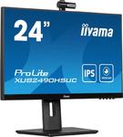 Monitor LED IIYAMA XUB2490HSUC-B5 kamera IPS HAS PIVOT w sklepie internetowym Kemot-komputery.pl