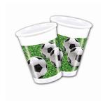 Kubeczki plastikowe "Football Party" 200ml, 8szt. w sklepie internetowym Kraszek