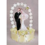 Stroik na tort weselny pojedyńczy duża para ekri w sklepie internetowym Kraszek