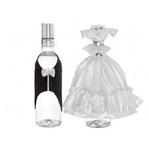 Ubranka na butelkę wódki - Kapelusz białe z nieb w sklepie internetowym Kraszek
