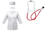 Zestaw lekarz strój + stetoskop w sklepie internetowym Kraszek
