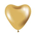 Balony Beauty&Charm, platynowe złote serca 12"/6sz w sklepie internetowym Kraszek