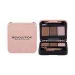 Makeup Revolution London Brow Sculpt Kit zestawy i palety do brwi 2,2 g dla kobiet Brown w sklepie internetowym ELNINO PARFUM