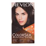 Revlon Colorsilk Beautiful Color farba do włosów Farba do włosów 59,1 ml + utleniacz 59,1 ml + odżywka 11,8 ml + rękawiczki dla kobiet 20 Brown Black w sklepie internetowym ELNINO PARFUM