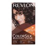 Revlon Colorsilk Beautiful Color farba do włosów Farba do włosów 59,1 ml + utleniacz 59,1 ml + odżywka 11,8 ml + rękawiczki dla kobiet 30 Dark Brown w sklepie internetowym ELNINO PARFUM