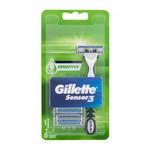 Gillette Sensor3 Sensitive maszynka do golenia 1 maszynka do golenia + 6 zapasowych ostrzy dla mężczyzn w sklepie internetowym ELNINO PARFUM