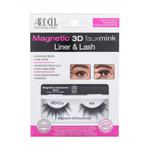 Ardell Magnetic 3D Faux Mink 854 sztuczne rzęsy Sztuczne rzęsy 1 szt. + magnetyczny płynny żelowy liner 2,5 g dla kobiet Black w sklepie internetowym ELNINO PARFUM