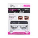 Ardell Magnetic 3D Faux Mink 858 sztuczne rzęsy Sztuczne rzęsy 1 szt. + magnetyczny płynny żelowy liner 2,5 g dla kobiet Black w sklepie internetowym ELNINO PARFUM