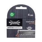 Wilkinson Sword Quattro Essential 4 Vintage Edition wkład do maszynki Ostrze zapasowe 4 szt. dla mężczyzn w sklepie internetowym ELNINO PARFUM