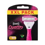 Wilkinson Sword Quattro For Women wkład do maszynki Ostrze zapasowe 6 szt. dla kobiet w sklepie internetowym ELNINO PARFUM