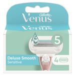 Gillette Venus Deluxe Smooth Sensitive wkład do maszynki Ostrze zapasowe 4 szt. dla kobiet w sklepie internetowym ELNINO PARFUM