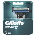 Gillette Mach3 wkład do maszynki Ostrza zapasowe 5 szt. dla mężczyzn w sklepie internetowym ELNINO PARFUM