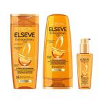 L'Oréal Paris Elseve Extraordinary Oil zestaw olejek do włosów 100 ml + szampon do włosów 400 ml + odżywka 400 ml dla kobiet w sklepie internetowym ELNINO PARFUM