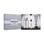 Montblanc Explorer Platinum zestaw woda perfumowana 100 ml + żel pod prysznic 100 ml + woda perfumowana 7,5 ml dla mężczyzn w sklepie internetowym ELNINO PARFUM