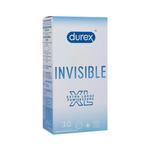Durex Invisible XL prezerwatywy prezerwatywa 10 szt. dla mężczyzn w sklepie internetowym ELNINO PARFUM
