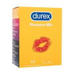 Durex Pleasure Mix prezerwatywy Uszkodzone pudełko prezerwatywy Pleasuremax 20 szt. + prezerwatywy Intense 20 szt. dla mężczyzn w sklepie internetowym ELNINO PARFUM