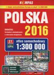 Atlas samochodowy Polska 2016 1:300 000 w sklepie internetowym Ksiazki-medyczne.eu