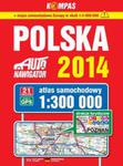Polska 2014 Atlas samochodowy 1:300 000 w sklepie internetowym Ksiazki-medyczne.eu