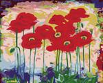 Obraz do malowania po numerach - Kwiaty maki 60x75 w sklepie internetowym Selero.pl