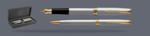 Zestaw Pióro wieczne + Długopis Parker Sonnet Core Satynowa Stal GT | Stalówka F - 1931504_1931507 w sklepie internetowym ParkerShop.pl