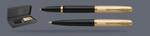 Zestaw Pióro wieczne + Długopis Parker 51 Deluxe Black GT | Stalówka F - 2123511_2123513 w sklepie internetowym ParkerShop.pl