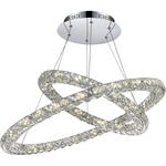 Globo lampa wisząca Marilyn I 67038-64 chrom, kryształy K9, regulowana LED 64W 4000K 90cm w sklepie internetowym Elektryczny.com