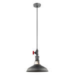 Italux lampa wisząca Garibaldo MDM-2781/1 GR+BK loftowa w sklepie internetowym Elektryczny.com