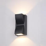Italux kinkiet lampa ścienna Edgar PL-437B IP54 czarny LED 6W 3000K w sklepie internetowym Elektryczny.com