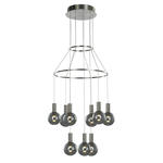 Italux Aria MD17012002-9A lampa wisząca nowoczesna satynowany metal klosze kule IP20 LED 27W 3000K 40cm w sklepie internetowym Elektryczny.com