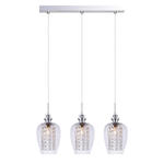 Italux lampa wisząca Pirita C CR MDM2286/3C CR potrójna na listwie chrom szkło kryształ 58cm w sklepie internetowym Elektryczny.com