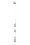 Maxlight Murano D P0248 lampa wisząca metal długi fantazyjny przezroczysty szklany klosz 1x3W LED 3000K 7cm w sklepie internetowym Elektryczny.com