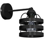 Milagro LARS BLACK MLP797 kinkiet lampa ścienna czarny industrialna 1xE27 23cm w sklepie internetowym Elektryczny.com