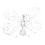 Milagro MOTYL 2 WHITE MLP5331 kinkiet lampa ścienna dziecięcy metal motyl biały 1xE27 53cm w sklepie internetowym Elektryczny.com