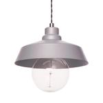 Lampex Vinci Z1 POP 589/Z1 POP lampa wisząca nowoczesna metalowy klosz popielaty 1x40W E27 w sklepie internetowym Elektryczny.com