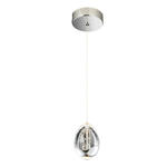 Italux Huelto PND-22112132-1A-CR lampa wisząca nowoczesna stal chrom klosz akryl aluminium IP20 LED 4.8W 3000K 12cm w sklepie internetowym Elektryczny.com