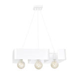 Emibig KOMA 3 WHITE 631/3 lampa wisząca biała nowoczesne wzornictwo metal 3x60W E27 60cm w sklepie internetowym Elektryczny.com