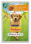 Friskies Dog Adult Kurczak i marchewka w sosie saszetka 100g w sklepie internetowym Taka karma