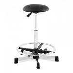 Taboret roboczy - 120 kg - czarny - podnóżek - wysokość 530 - 800 mm FROMM STRACK 10260334 STAR_STOOL_01 w sklepie internetowym investhoreca.pl