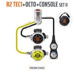 Automat oddechowy Tecline R2TEC1 z octopusem, konsolą i torbą gratis w sklepie internetowym DiveFactory24