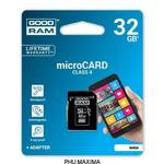 KARTA PAMIĘCI GOODRAM MICRO SDHC 32GB CLASS 4 ADAPTER w sklepie internetowym Maximallshop