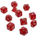 kości RPG Eclipse 11 Dice Set: Apple Red - komplet 11 kości, zestaw kości w sklepie internetowym Xjoy.pl