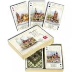 Cartamundi: Karty do brydża 2x55 kart - Kraków akwarele w sklepie internetowym Xjoy.pl