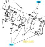 Jarzmo szczęki tarczy przedniej prawy w sklepie internetowym Opel gm renimix